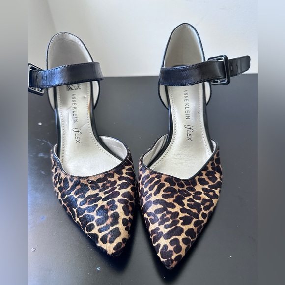 Anne Klein leopard Mary Jane heels - Picture 1 of 11